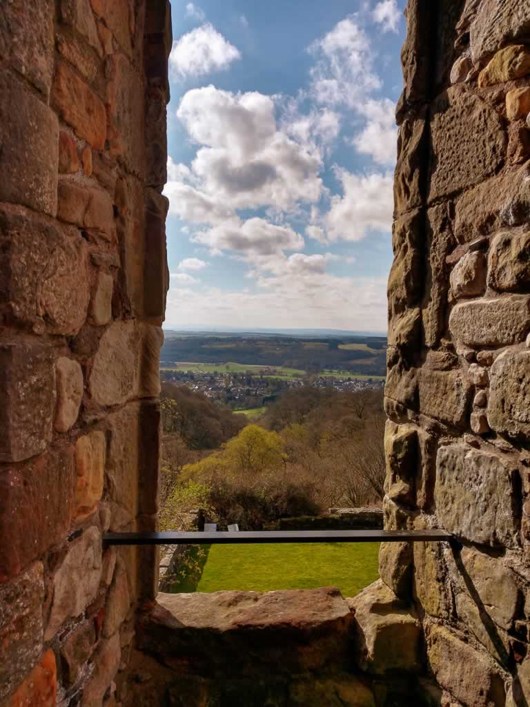castle campbell 05 view of the countryside