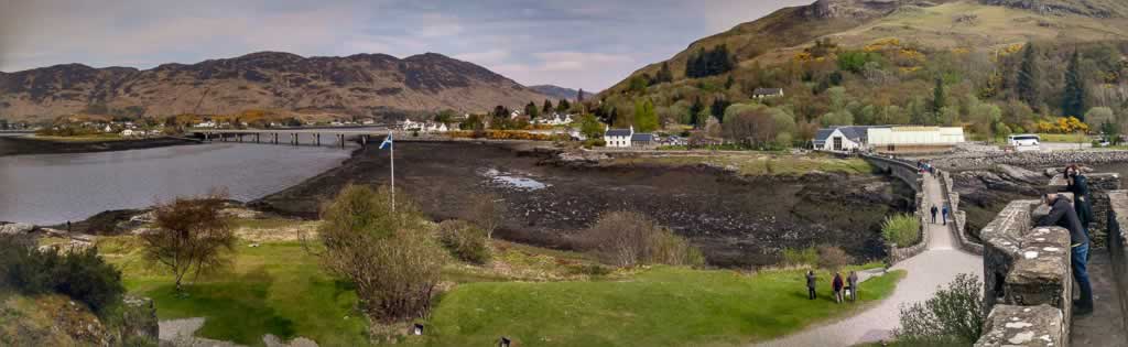 eilean donan castle 04 view from panorama