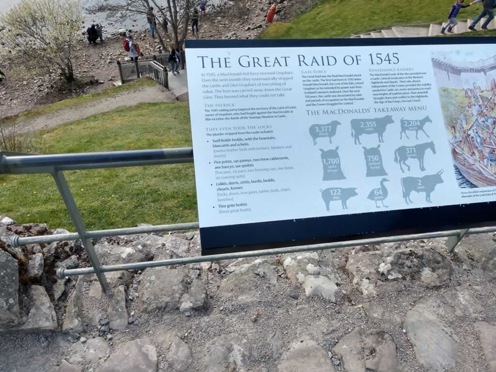 loch ness castle urquhart 05 macdonald great raid