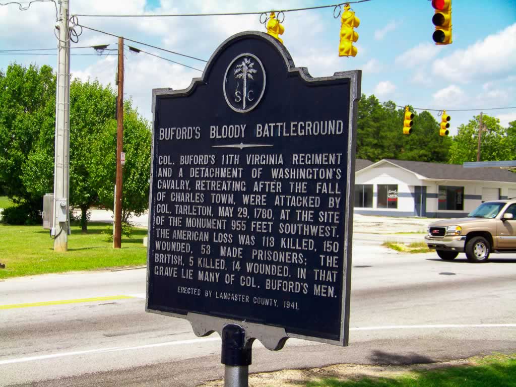 south carolina waxhaws 01 bufords massacre